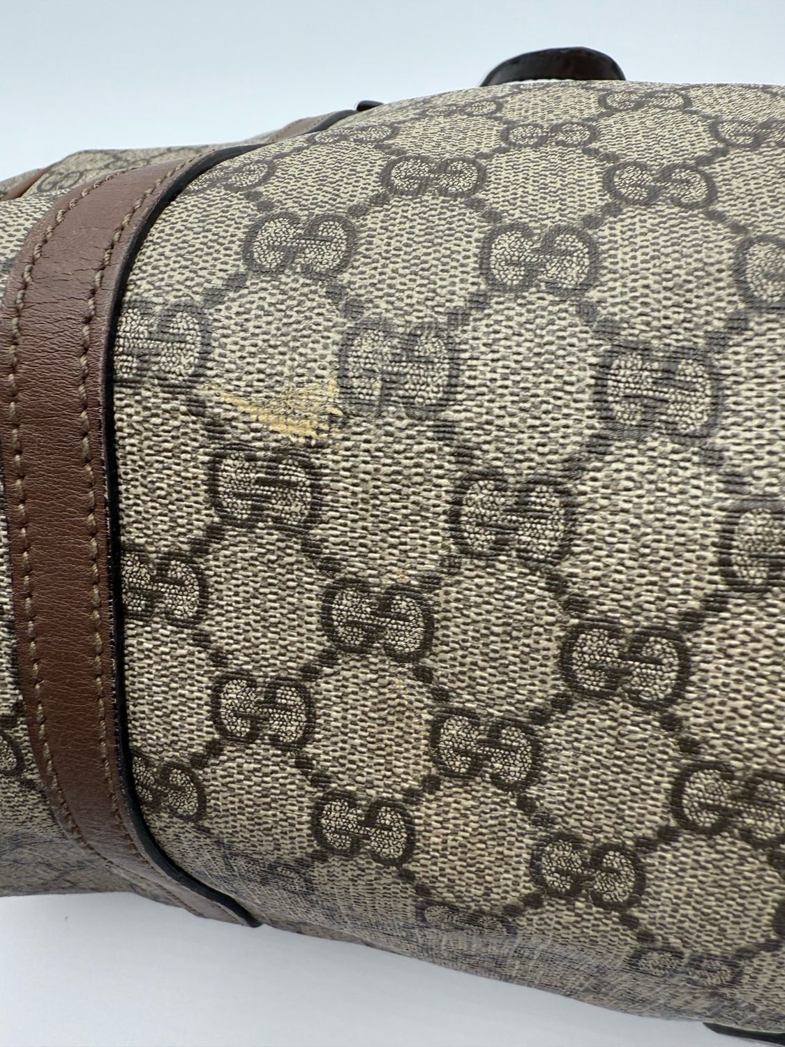 Gucci Supreme Boston Bowler Nice Crossbody Messenger Tote