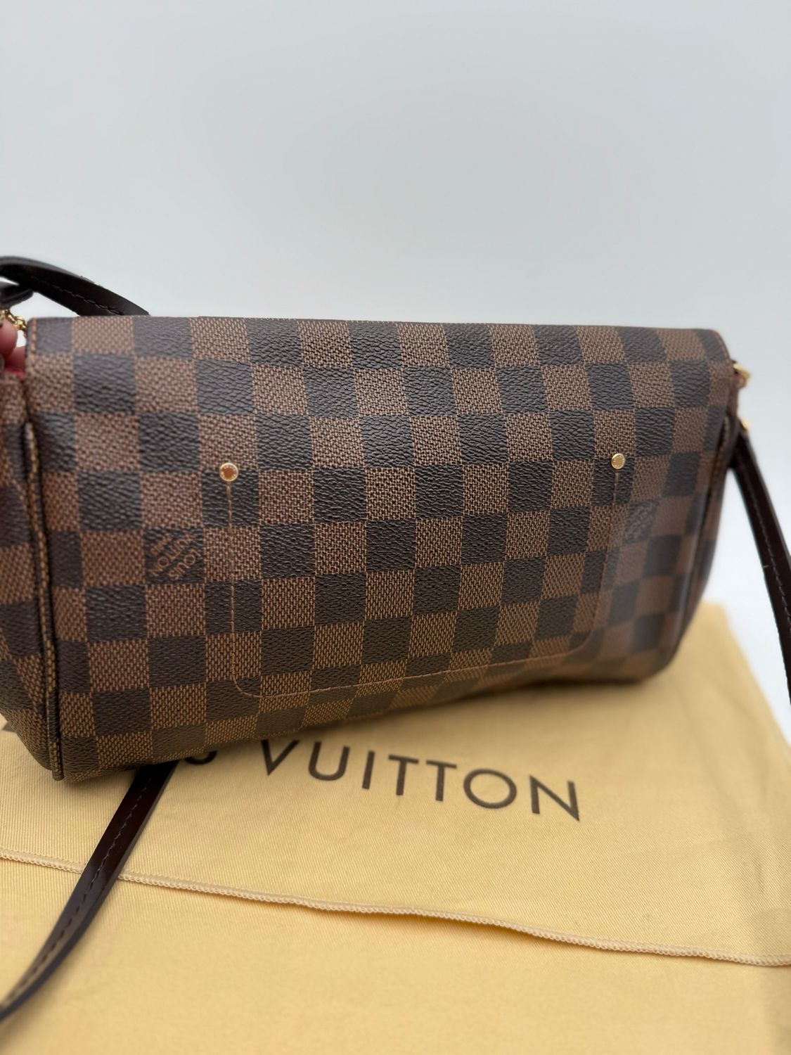 Louis Vuitton Damier Ebene Favorite Mm Flap