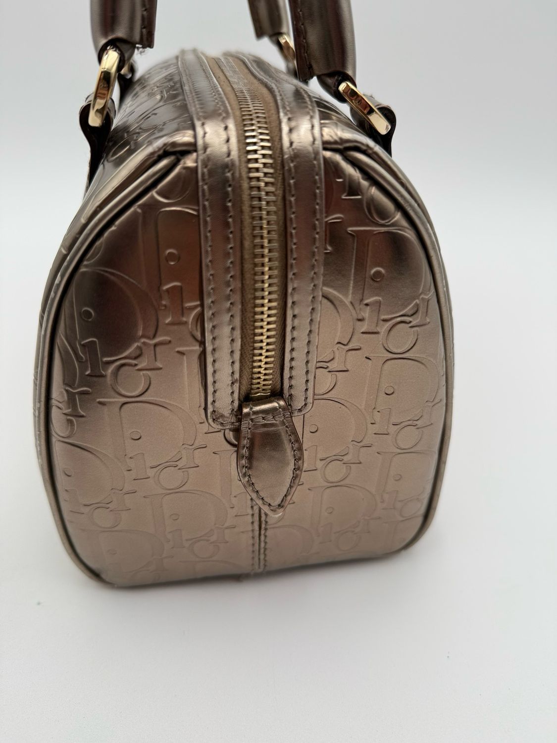 Christian Dior Oblique Monogram Bowler Boston Tote