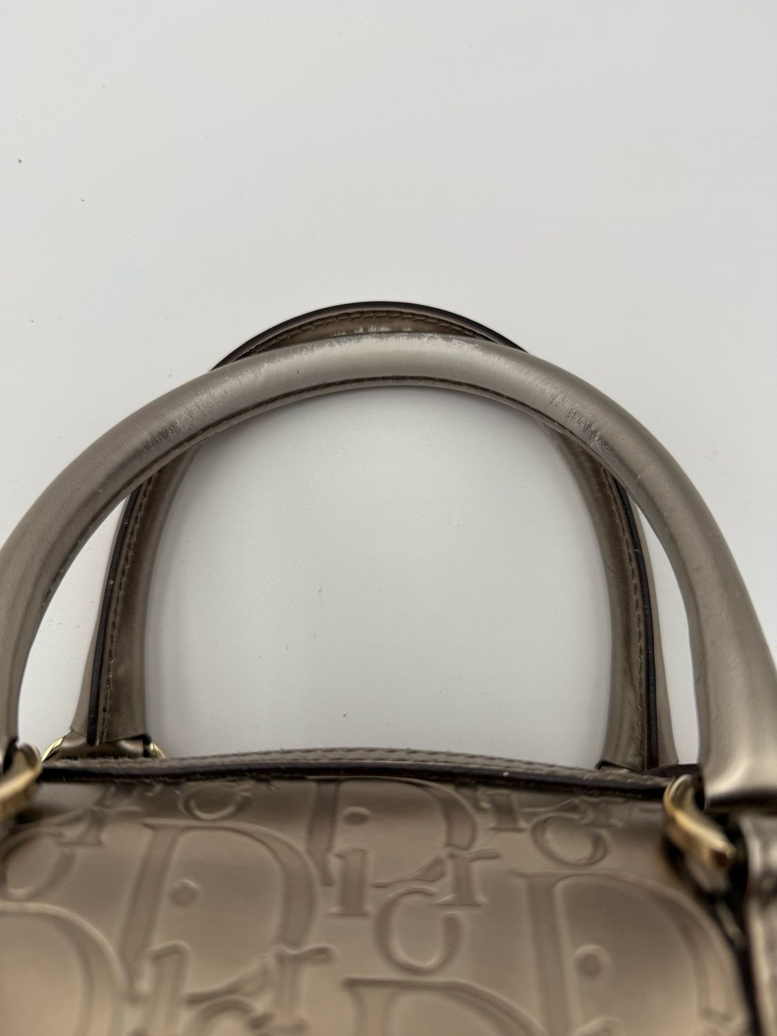 Christian Dior Oblique Monogram Bowler Boston Tote