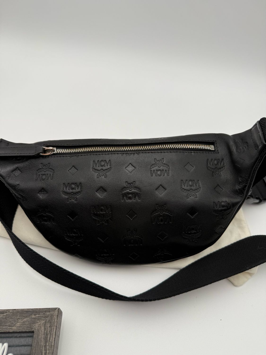 MCM Visetos Monogram Leather Belt Bag Bum Bag Unisex