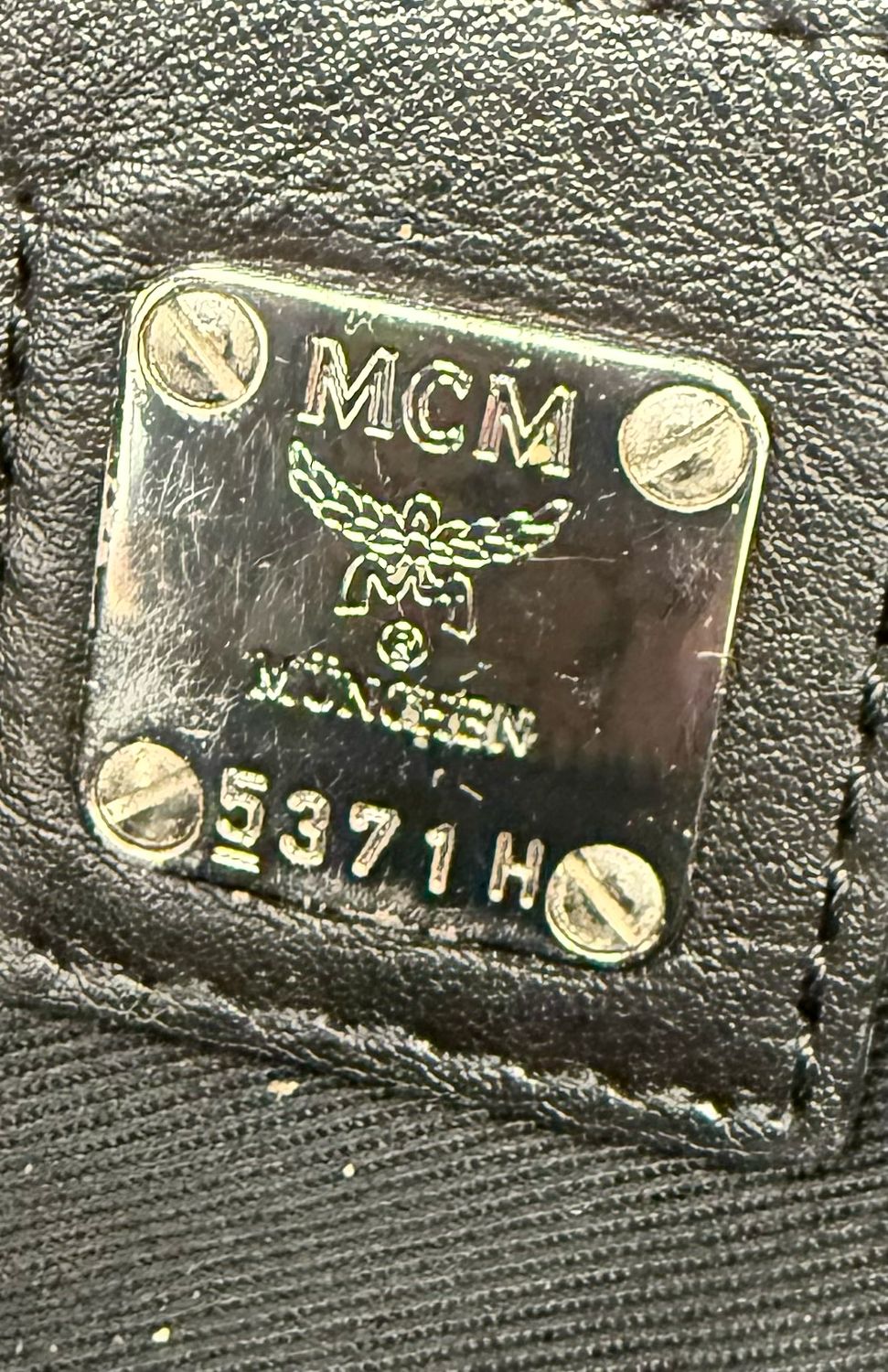 MCM Visetos Monogram Leather Belt Bag Bum Bag Unisex