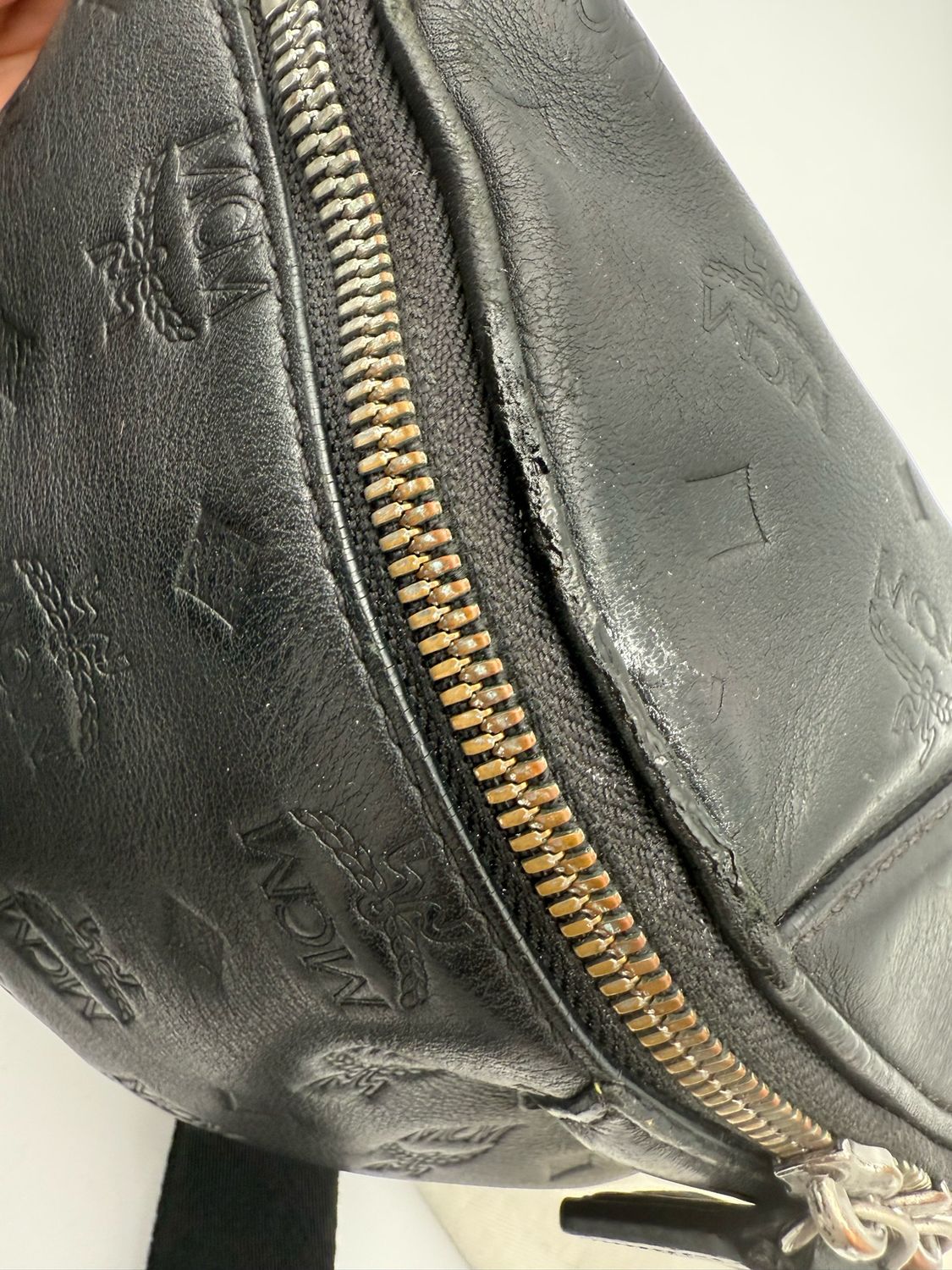 MCM Visetos Monogram Leather Belt Bag Bum Bag Unisex