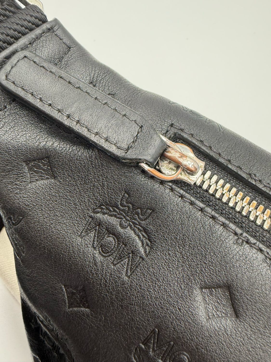 MCM Visetos Monogram Leather Belt Bag Bum Bag Unisex