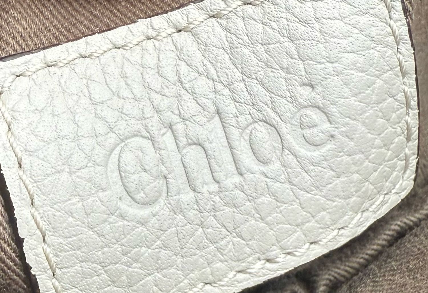 Chloe Marcie Large Satchel Handbag Tote Cashmere Grey