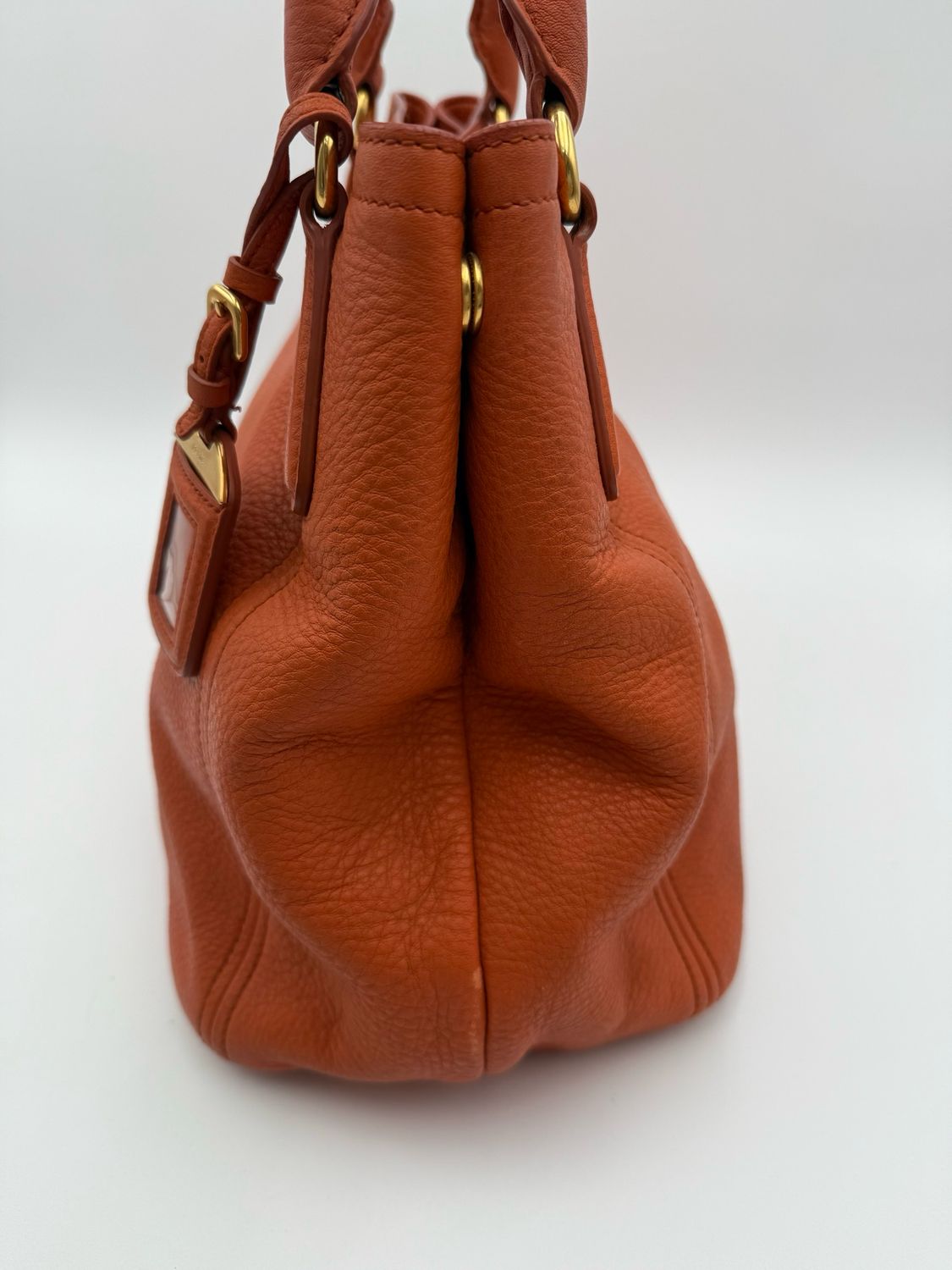 Prada Vitello Daino Convertible Shopper Tote Medium Crossbody Messenger