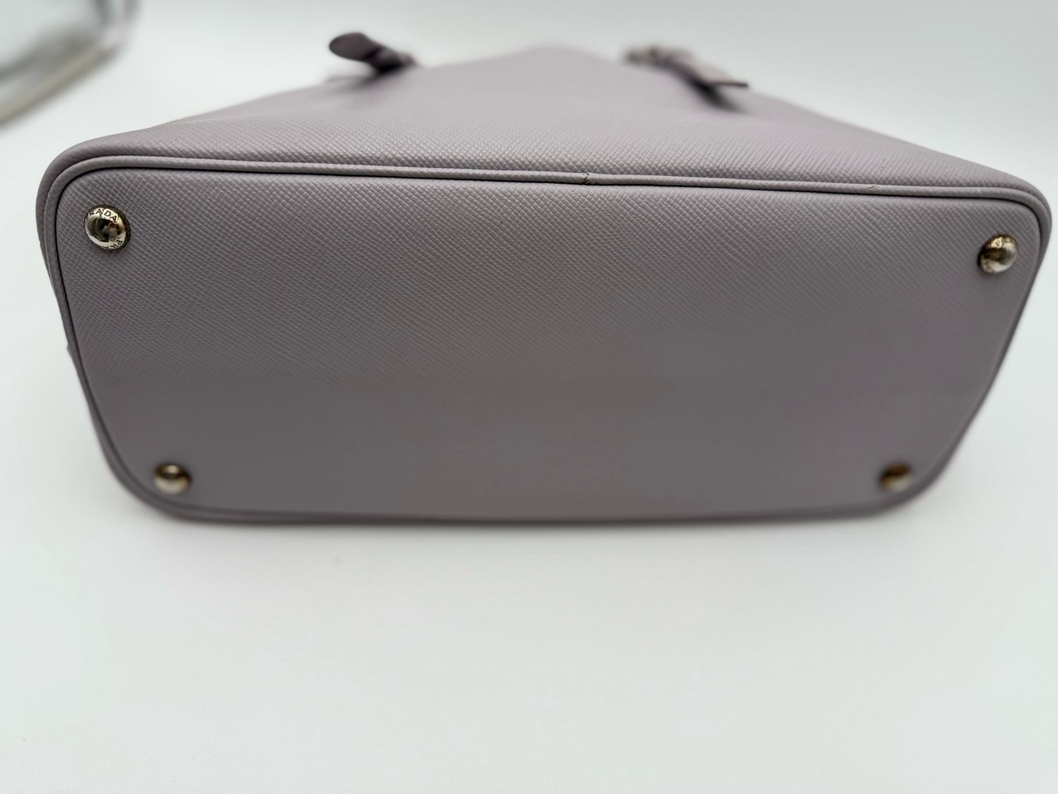 Prada Saffiano Cuir Medium Double Handle Crossbody Handbag