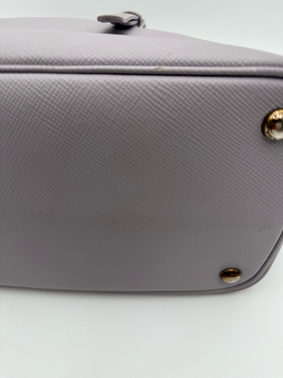 Prada Saffiano Cuir Medium Double Handle Crossbody Handbag