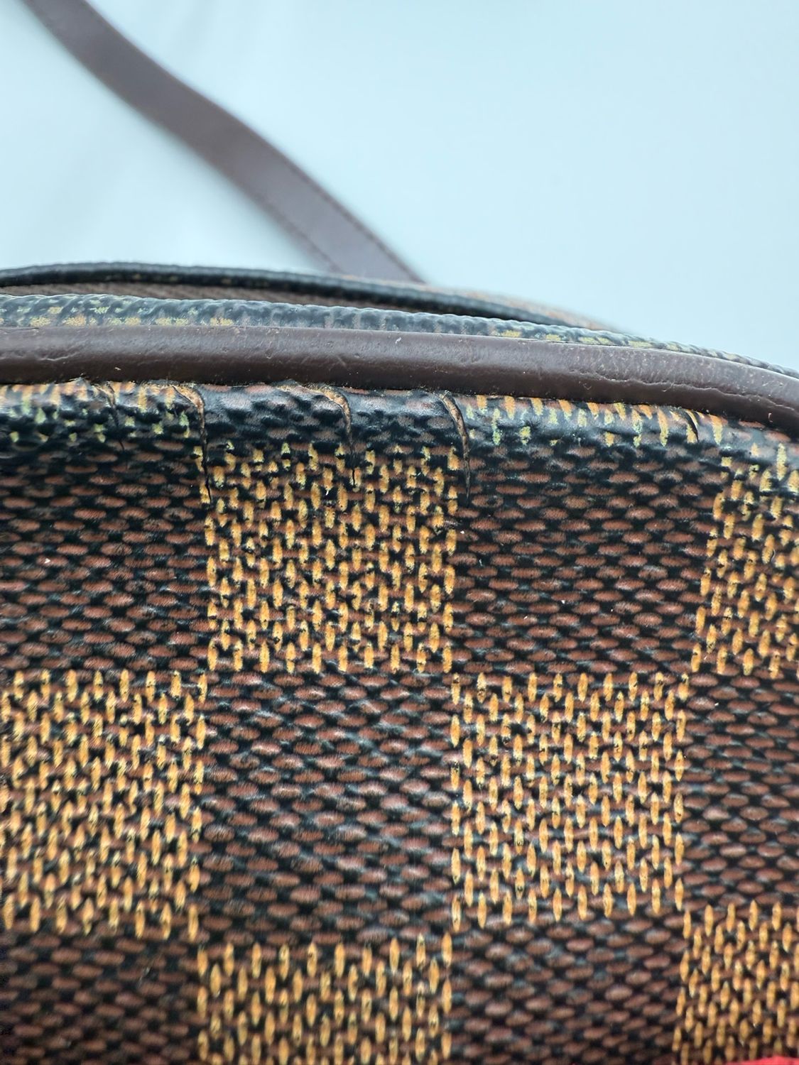 Louis Vuitton Damier Ebene Rift Crossbody Messenger Bag