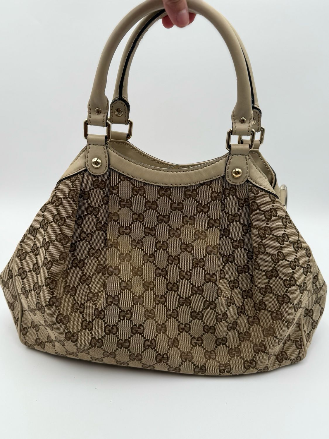 Gucci Monogram Sukey Tote Medium Shoulder Bag