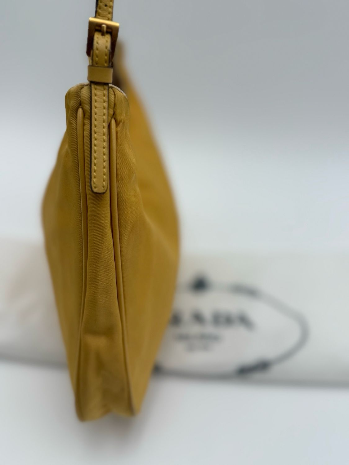 Prada Pochette Nylon Tessuto Chain Strap Hobo Shoulder Bag