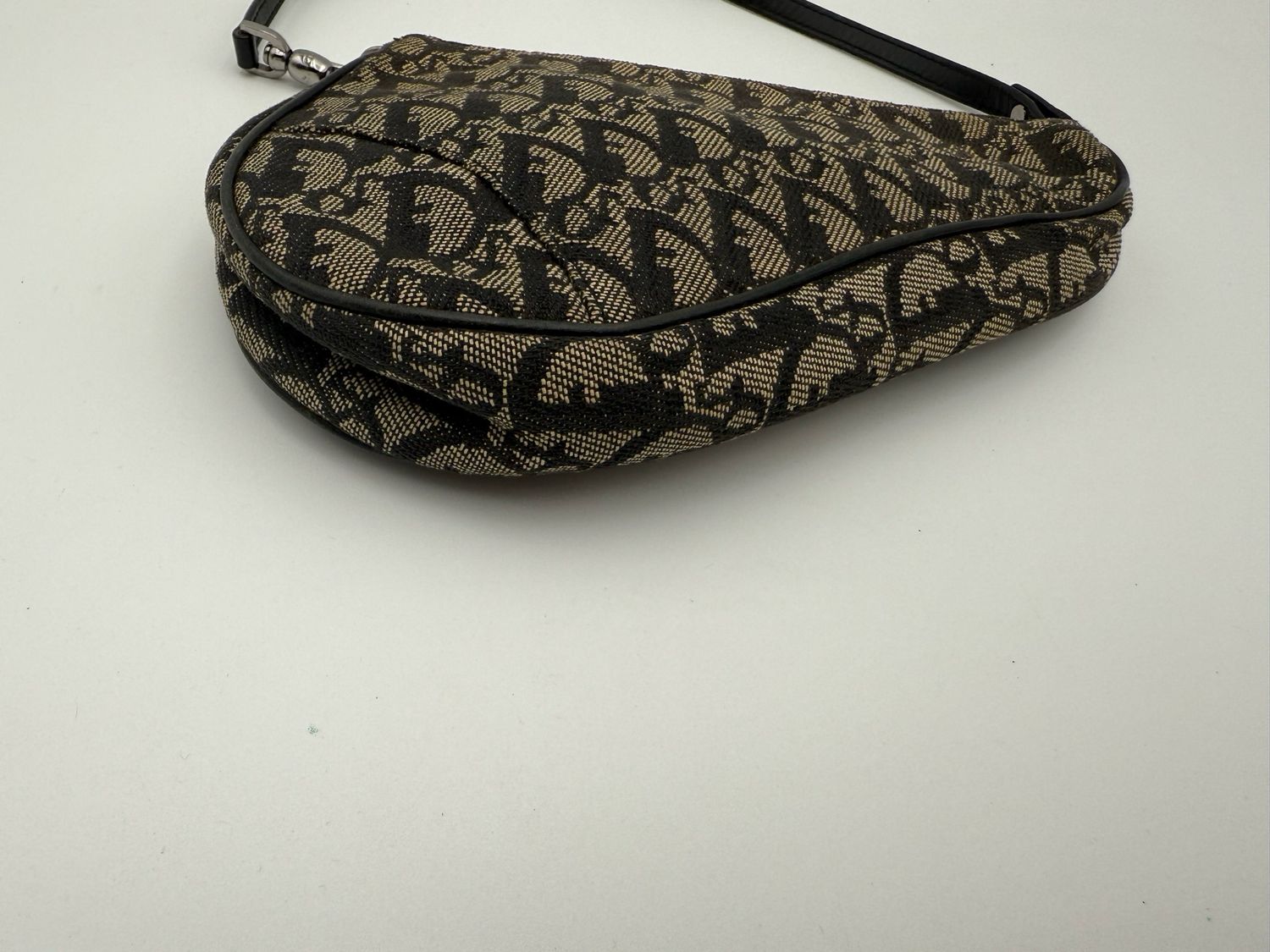 Christian Dior Oblique Vintage Saddle Hobo Shoulder Bag