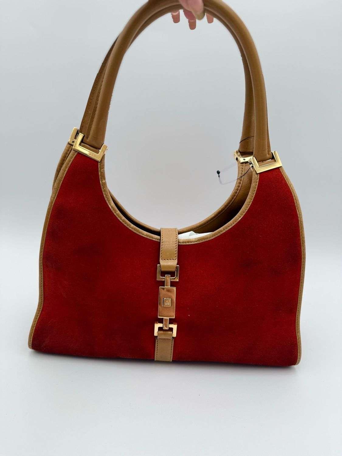 Gucci Jackie Hobo Shoulder Bag Suede