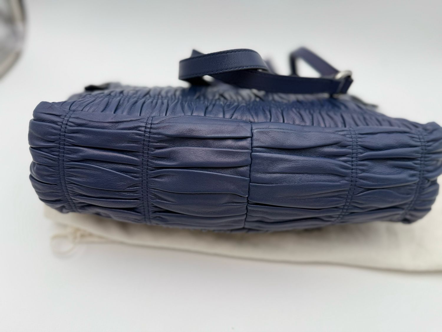 Prada Nappa Gaufre Flap Shoulder Bag Tote