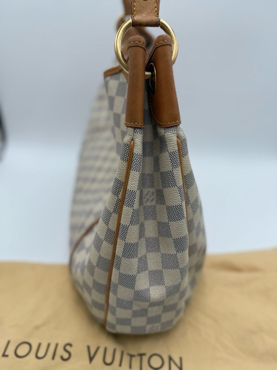 Louis Vuitton Galliera Azur GM Hobo Shoulder Bag