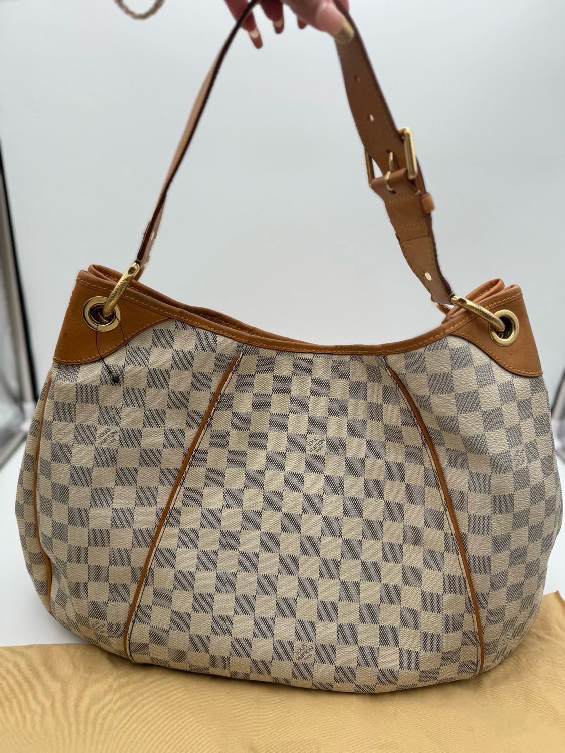 Louis Vuitton Galliera Azur GM Hobo Shoulder Bag