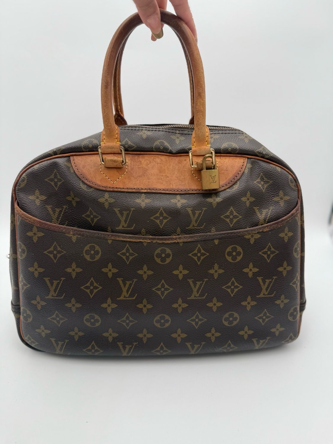 Louis Vuitton Monogram Deauville Handbag Satchel