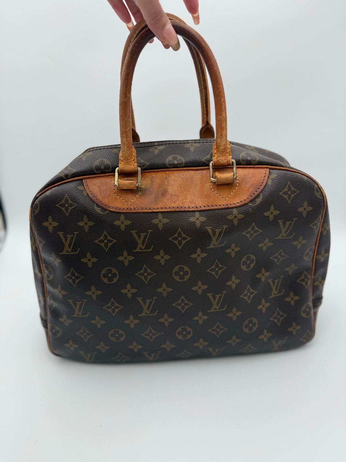 Louis Vuitton Monogram Deauville Handbag Satchel