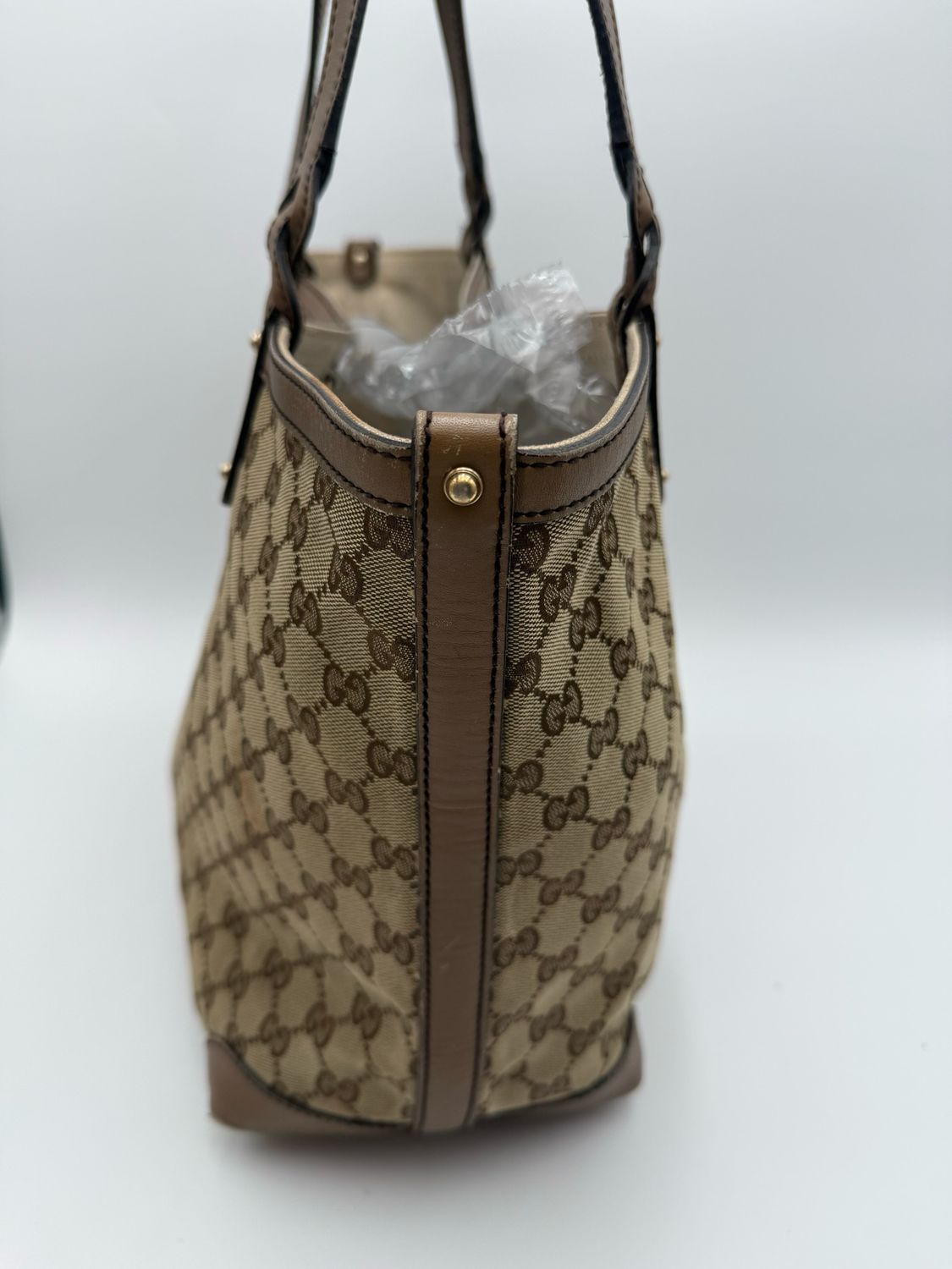 Gucci Craft Tote Medium Shoulder Bag Canvas