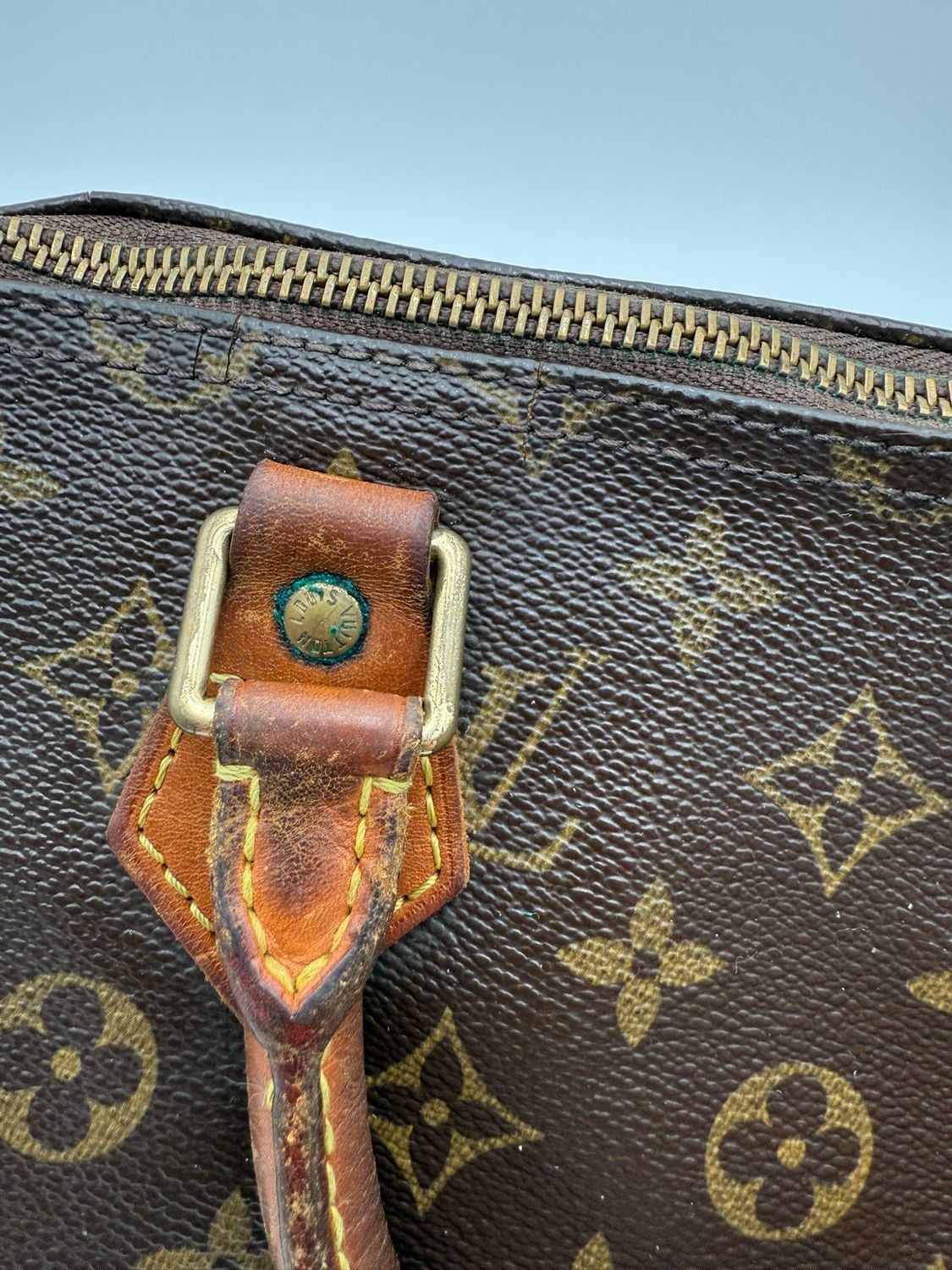 Louis Vuitton Speedy 35 Monogram Satchel Top Handle