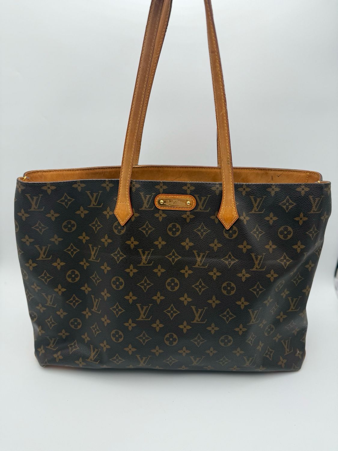 Louis Vuitton Monogram Wilshire GM Tote Shouldet Bag