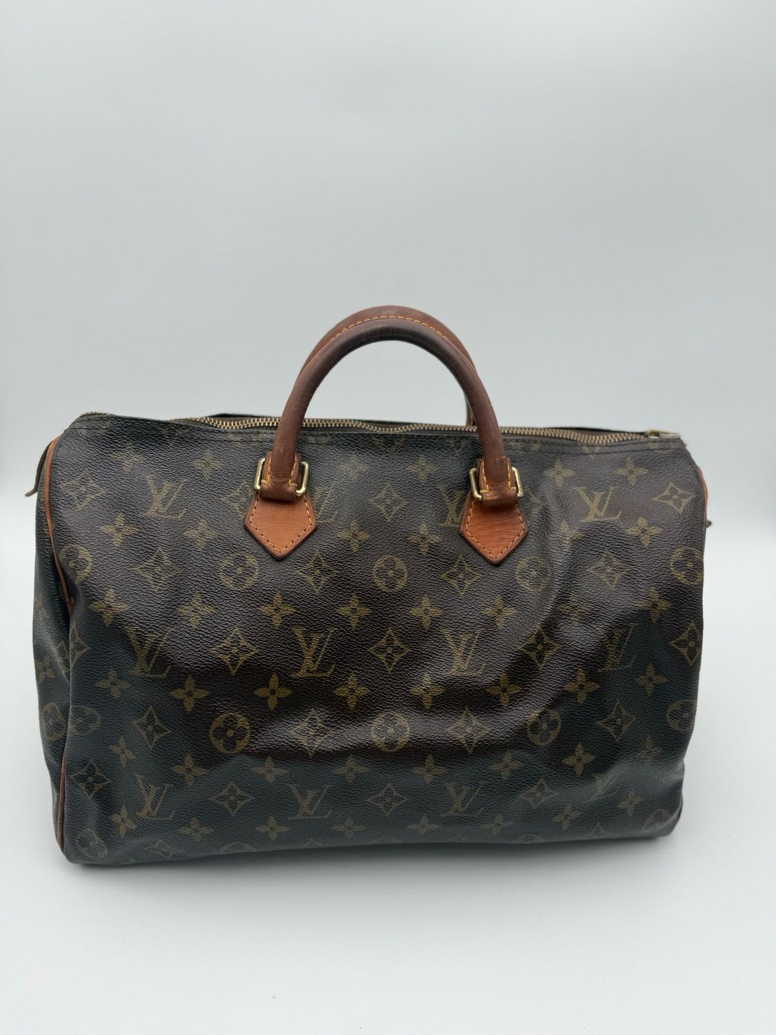Louis Vuitton Speedy 35 Monogram Satchel Top Handle