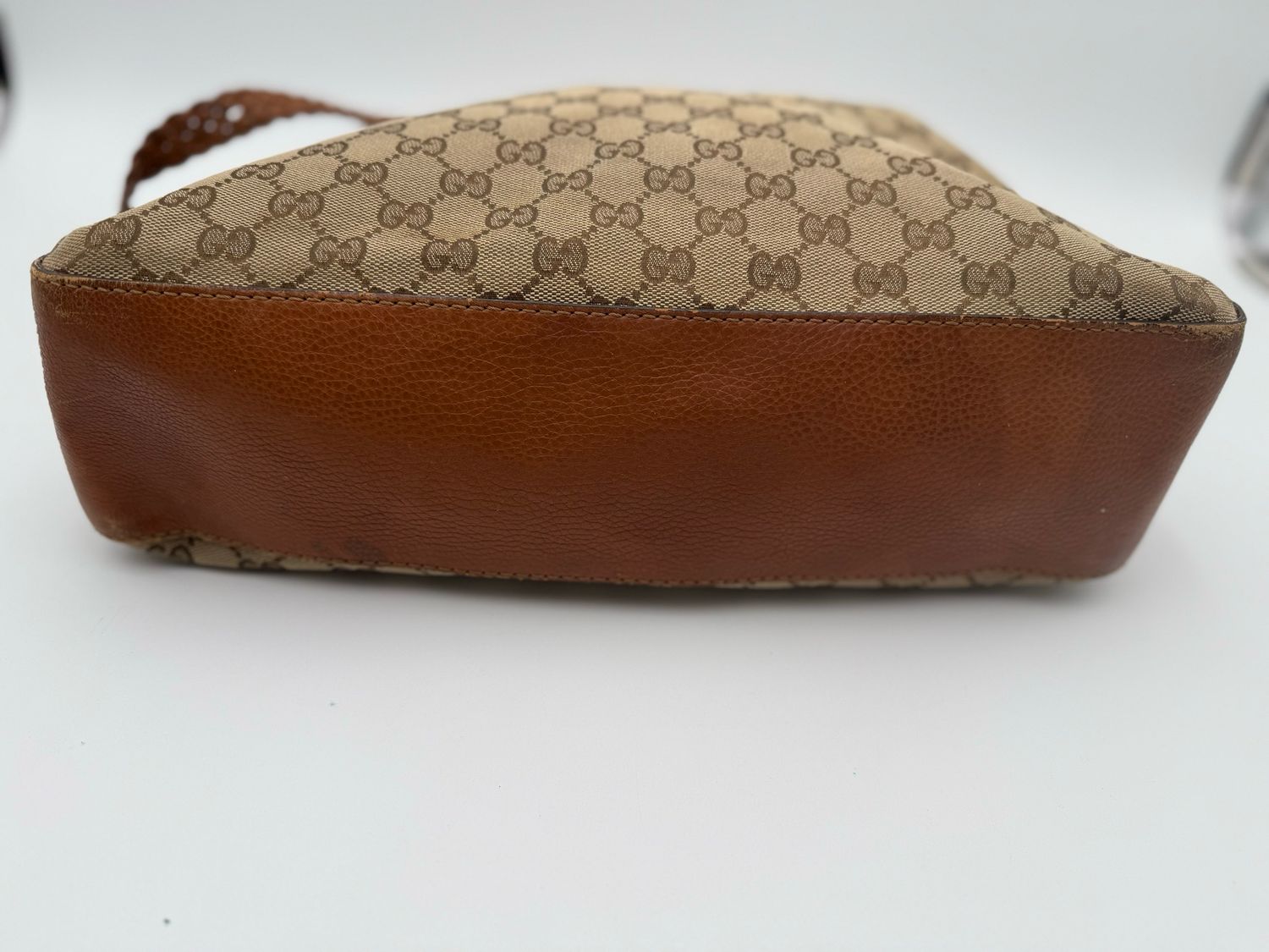 Gucci Monogram Canvas Marrakech Hobo Shoulder Bag Medium