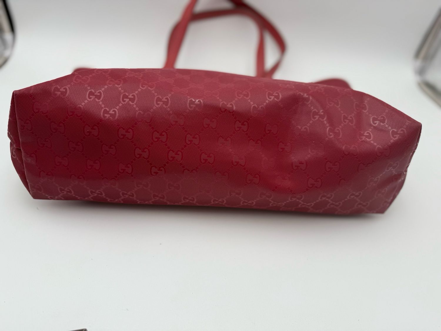 Gucci Supreme Zipper Tote Large Imprime Red