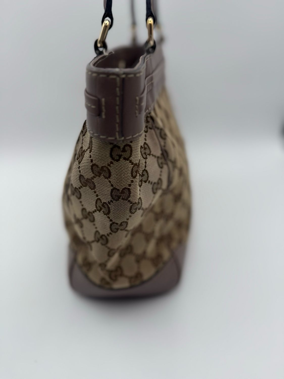 Gucci Monogram Canvas Mayfair Tote Shoulder Bag