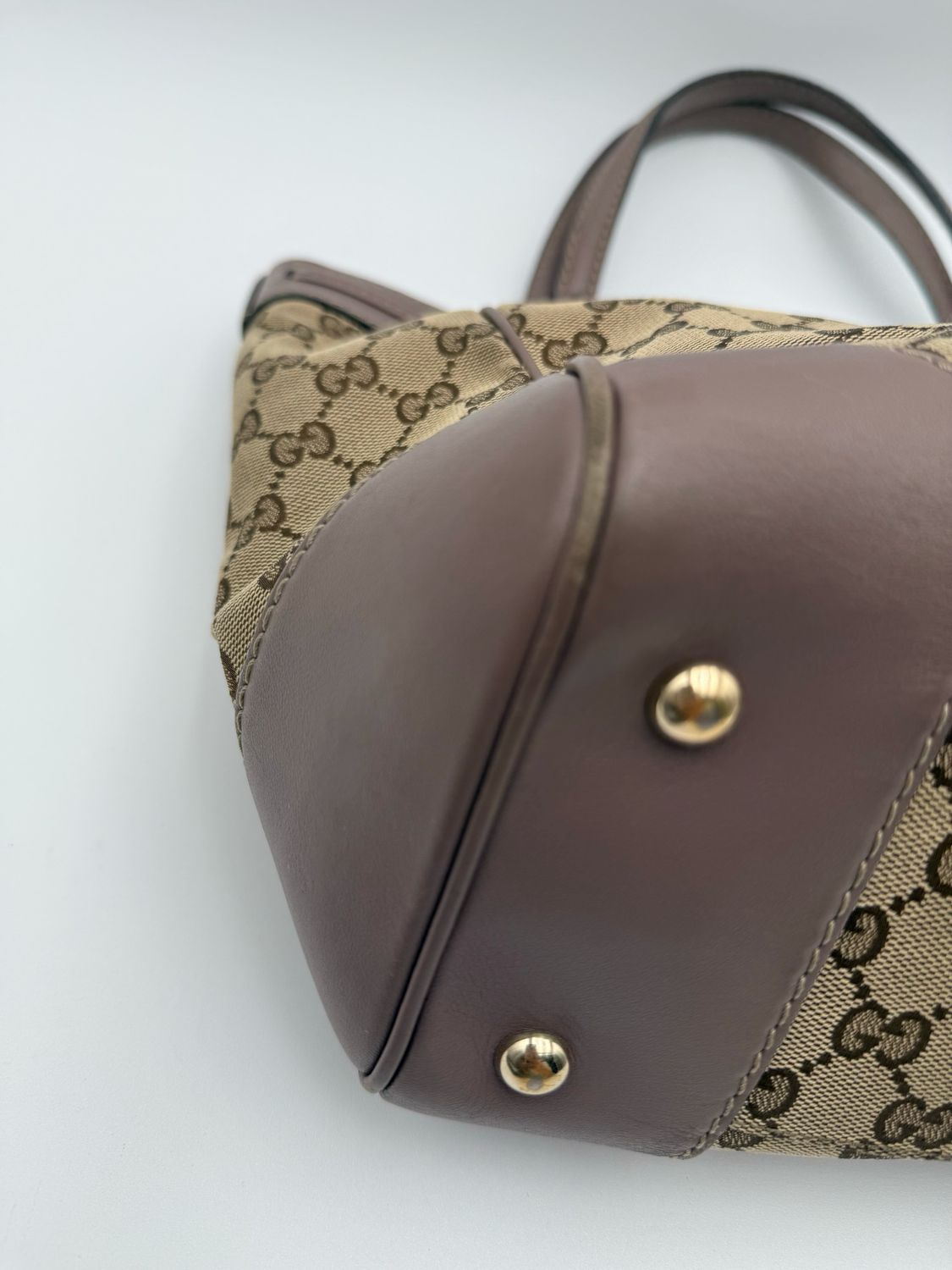 Gucci Monogram Canvas Mayfair Tote Shoulder Bag