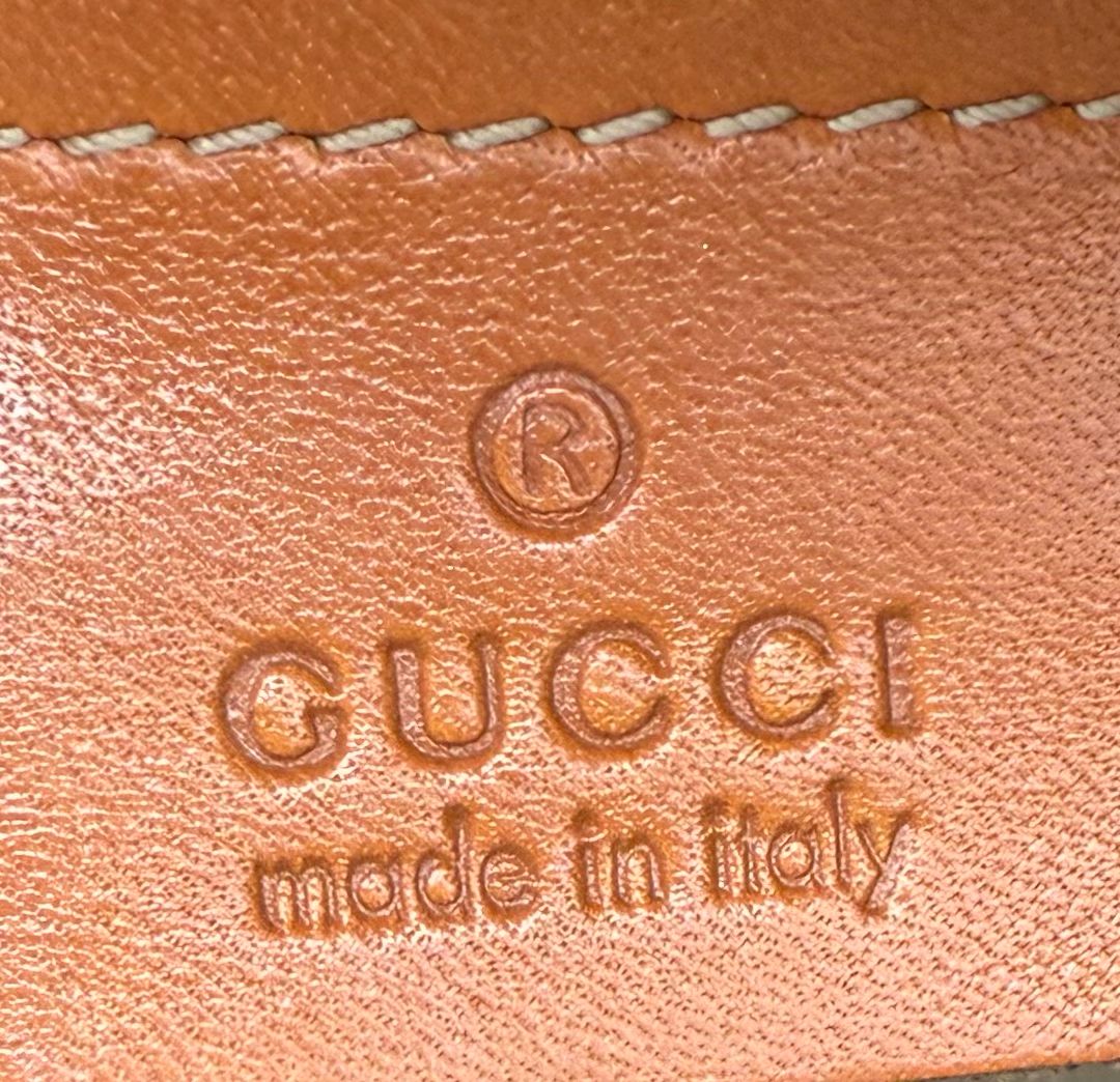 Gucci Monogram Web Vintage Crossbody Messenger Bag
