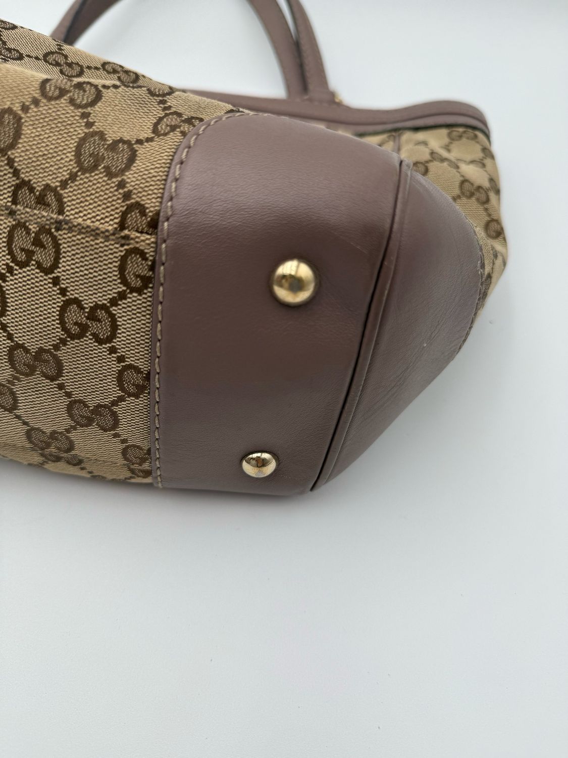 Gucci Monogram Canvas Mayfair Tote Shoulder Bag
