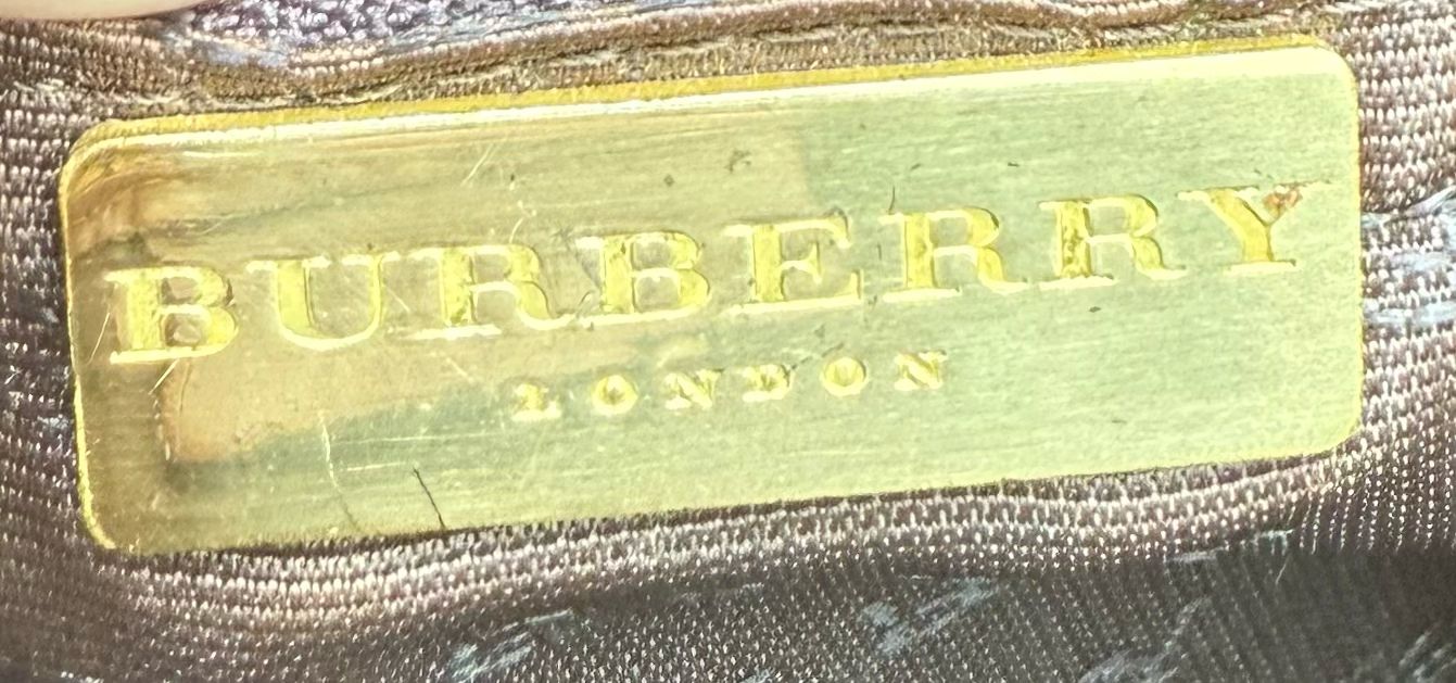 Burberry Haymarket Check Kelly Top Handle