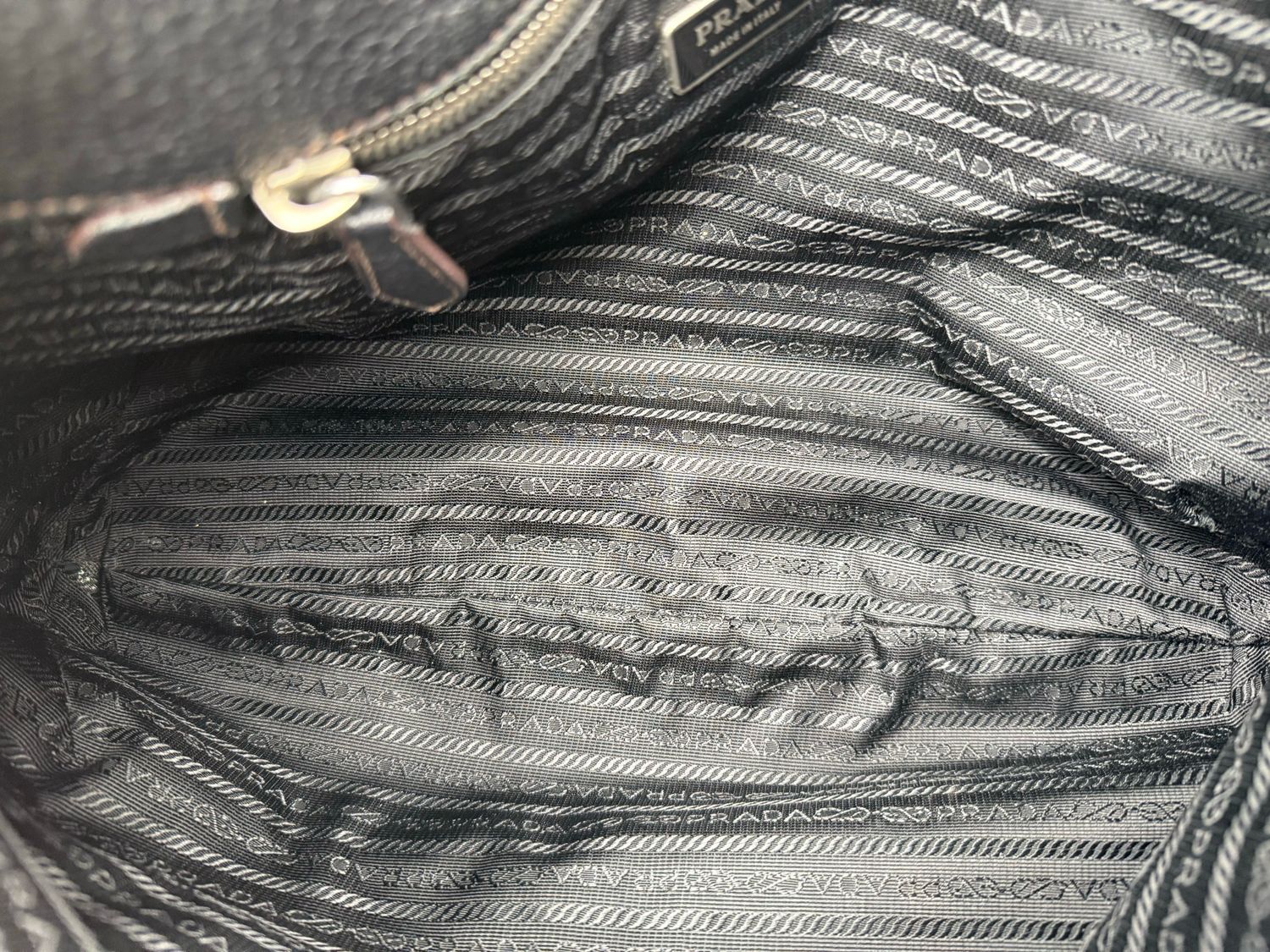 Prada Vitello Daino Hobo Shoulder Bag