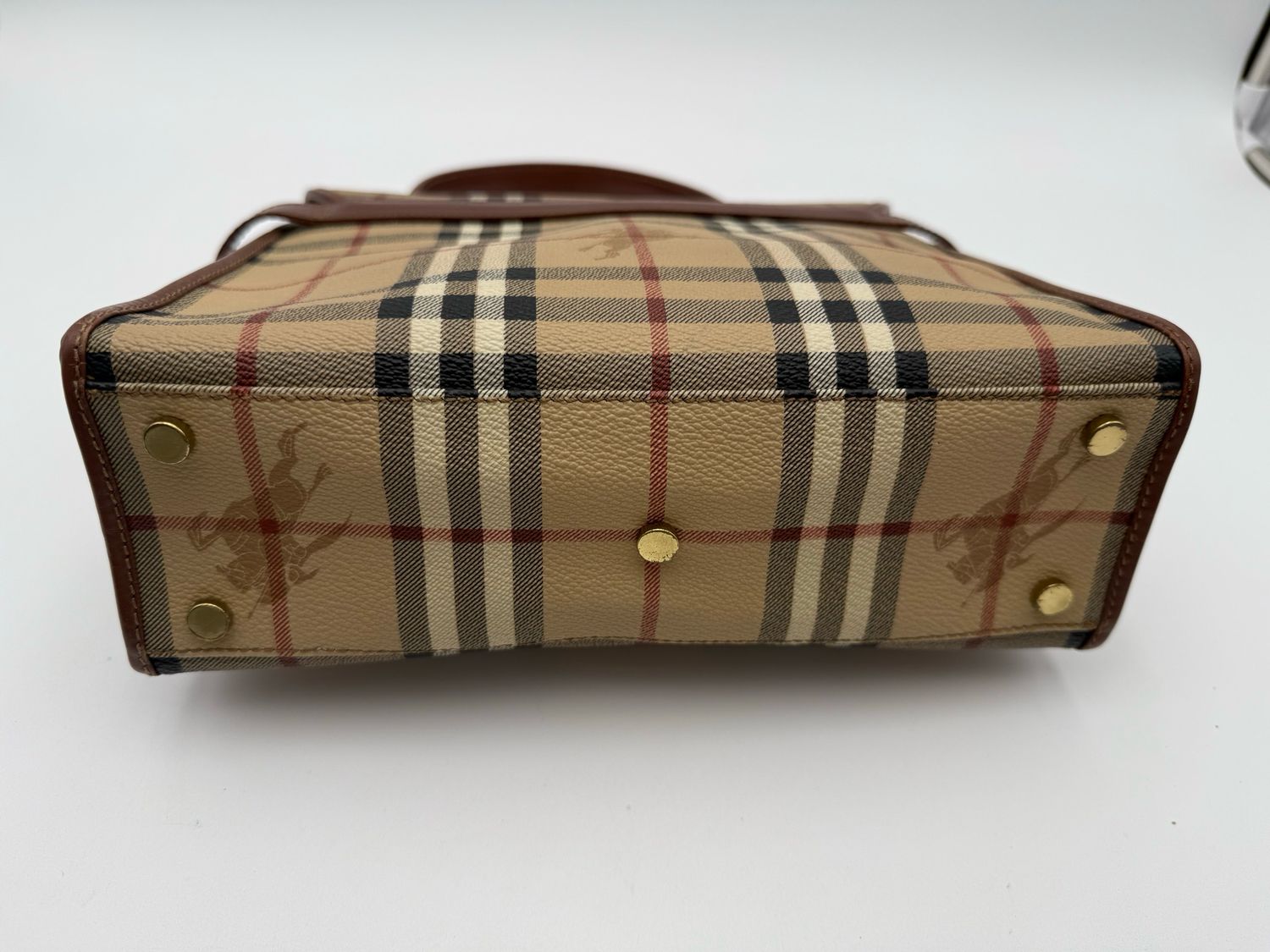 Burberry Haymarket Check Kelly Top Handle