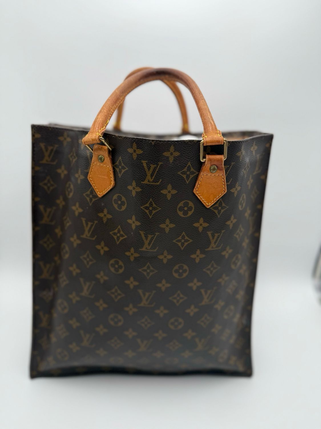 Louis Vuitton Monogram Sac Plat Top Handle