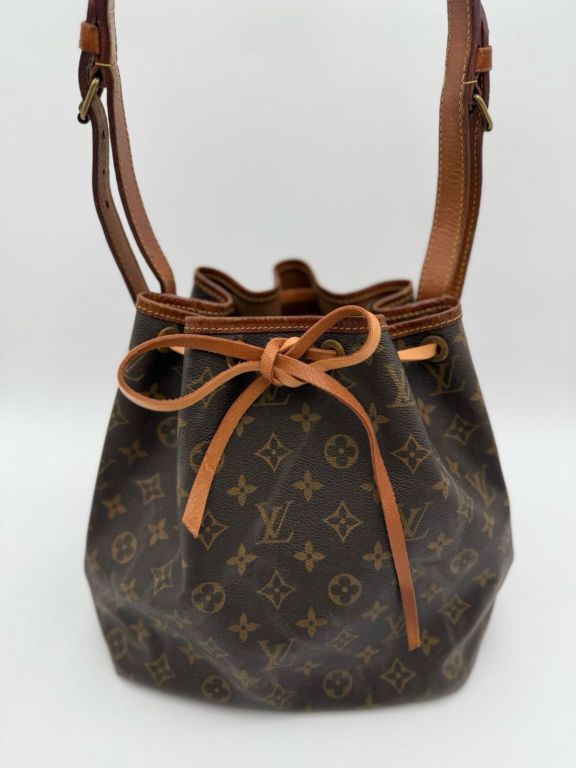 Louis Vuitton Monogram Petit Noe Hobo Shoulder Bag