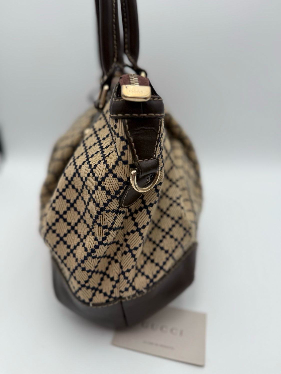 Gucci Sukey Large Diamante Messenger Crossbody Zipper