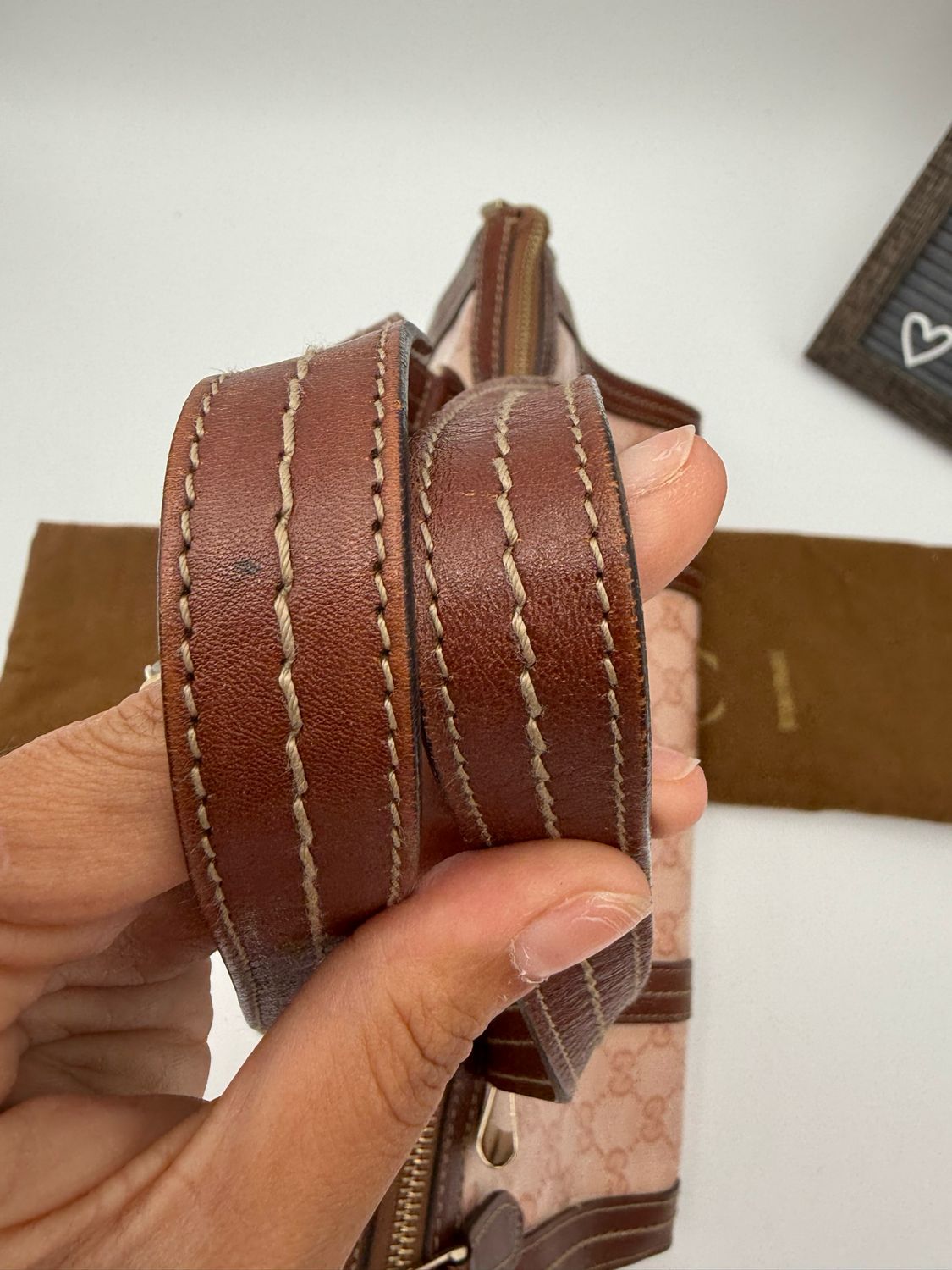 Gucci Crystal Duchessa Ribbon Zipper Tote Shoulder