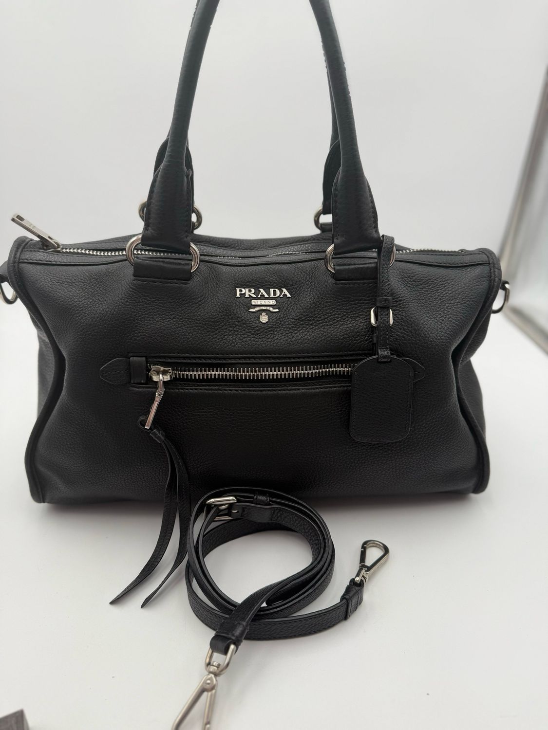 Prada Vitello Phenix Crossbody Messenger