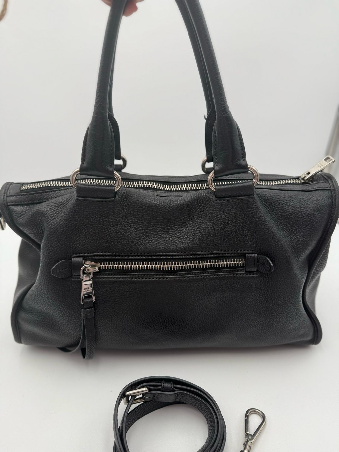 Prada Vitello Phenix Crossbody Messenger