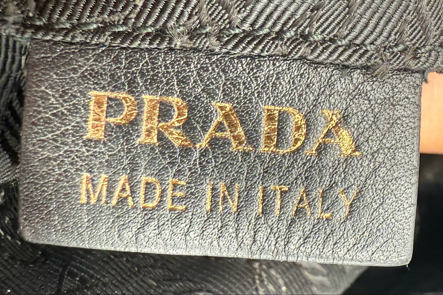 Prada Soft Calfskin Shoulder Bag