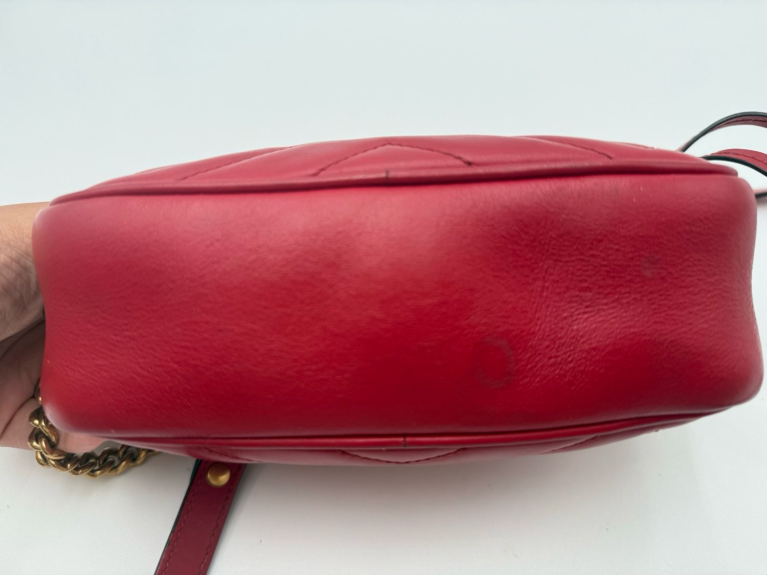 Gucci Marmont Mini Red Crossbody Messenger