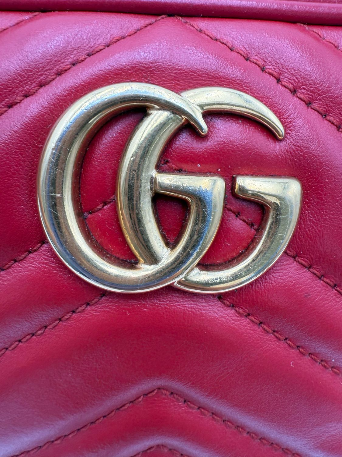 Gucci Marmont Mini Red Crossbody Messenger