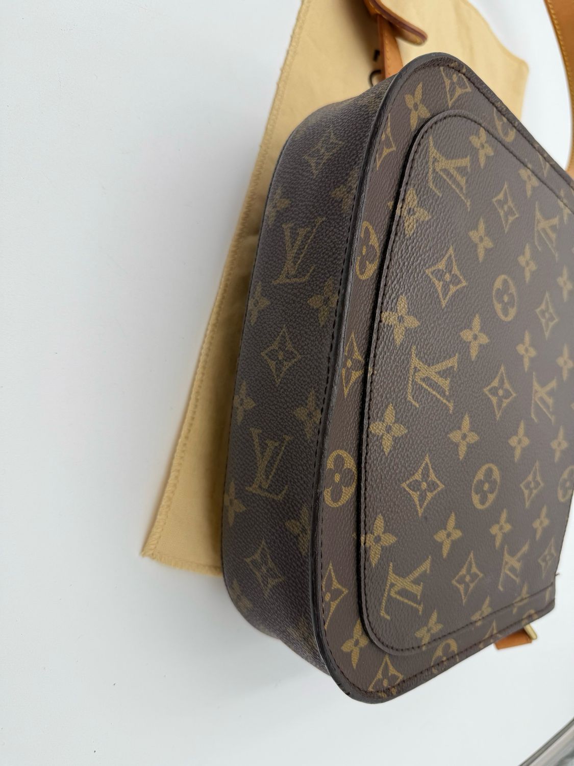 Louis Vuitton Monogram Saint Cloud Gm Messenger Crossbody Flap Bag