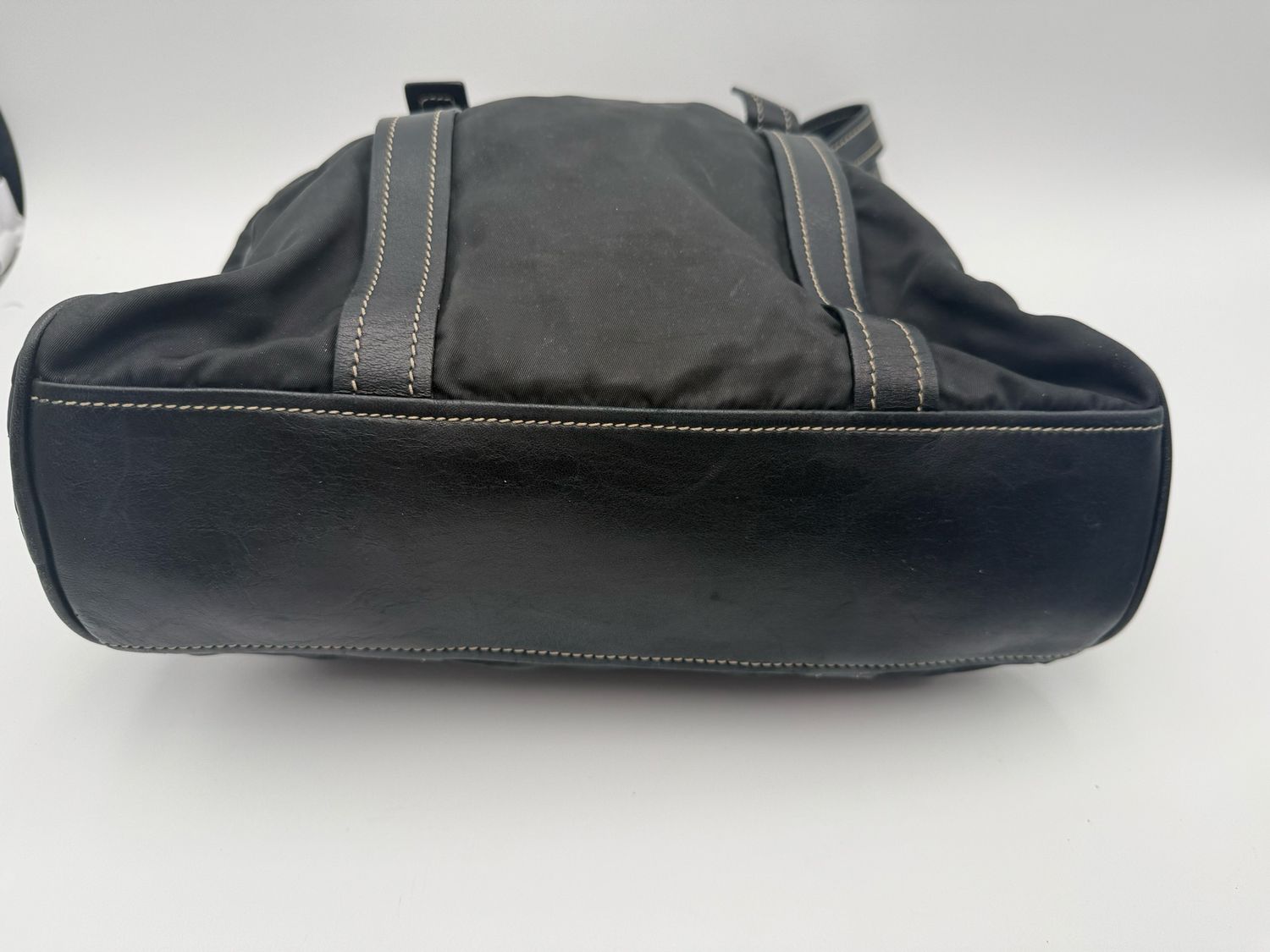 Prada Nylon Tessuto Handbag Shoulder Hydra Black