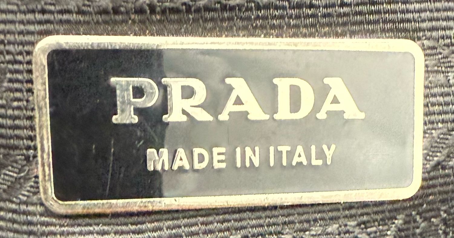 Prada Nylon Tessuto Handbag Shoulder Hydra Black