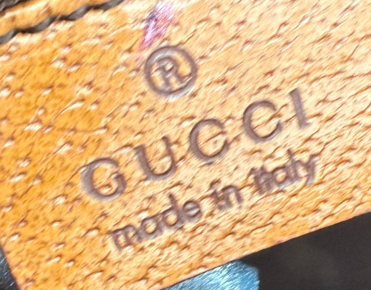 Gucci Monogram Canvas Medium Shoulder Bag Brown