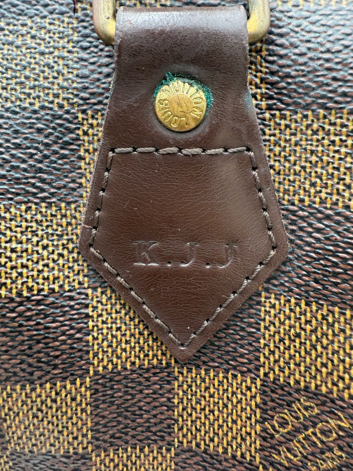 Louis Vuitton Damier Ebene Speedy 30 Bowler