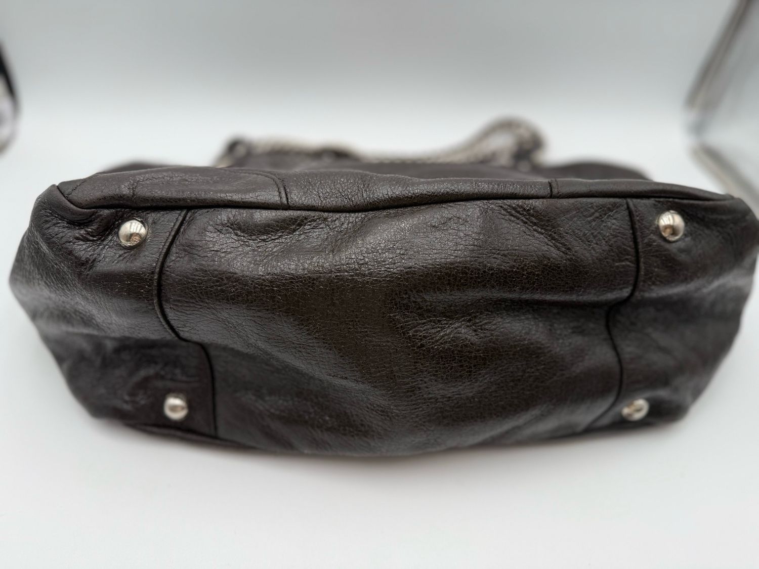 Prada Chain Tote Shoulder Bag Large